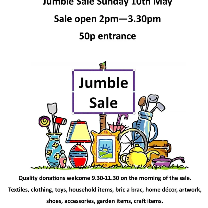 Barbour Institute Jumble 10 May 2026