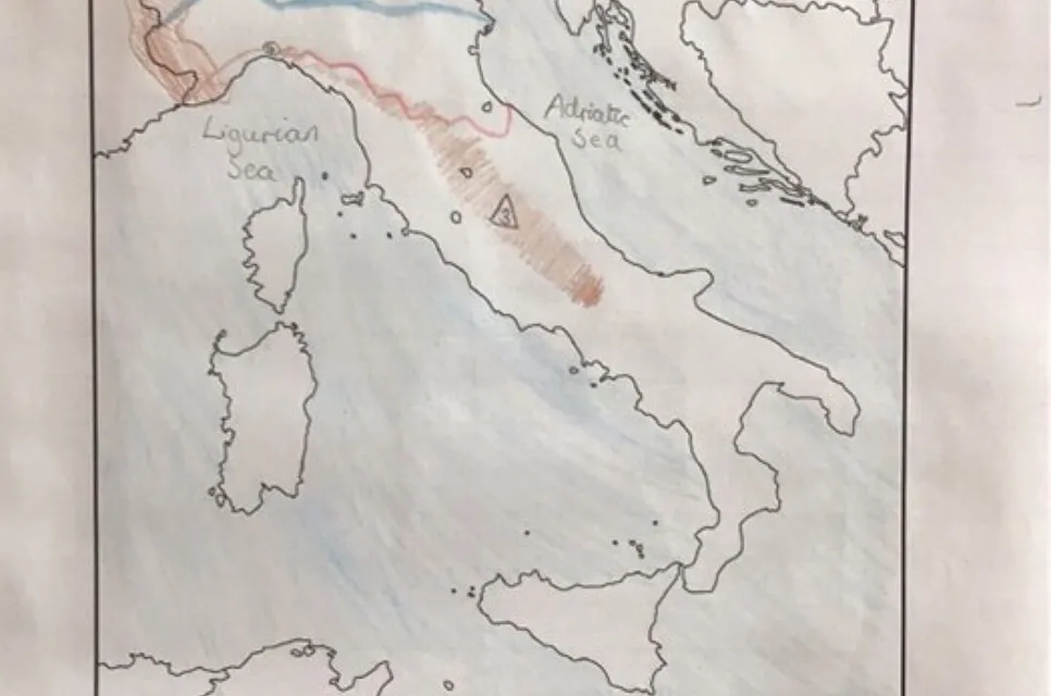 Y6 Geography Map