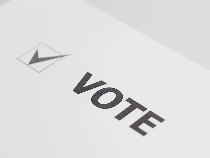 High angle voting checked box