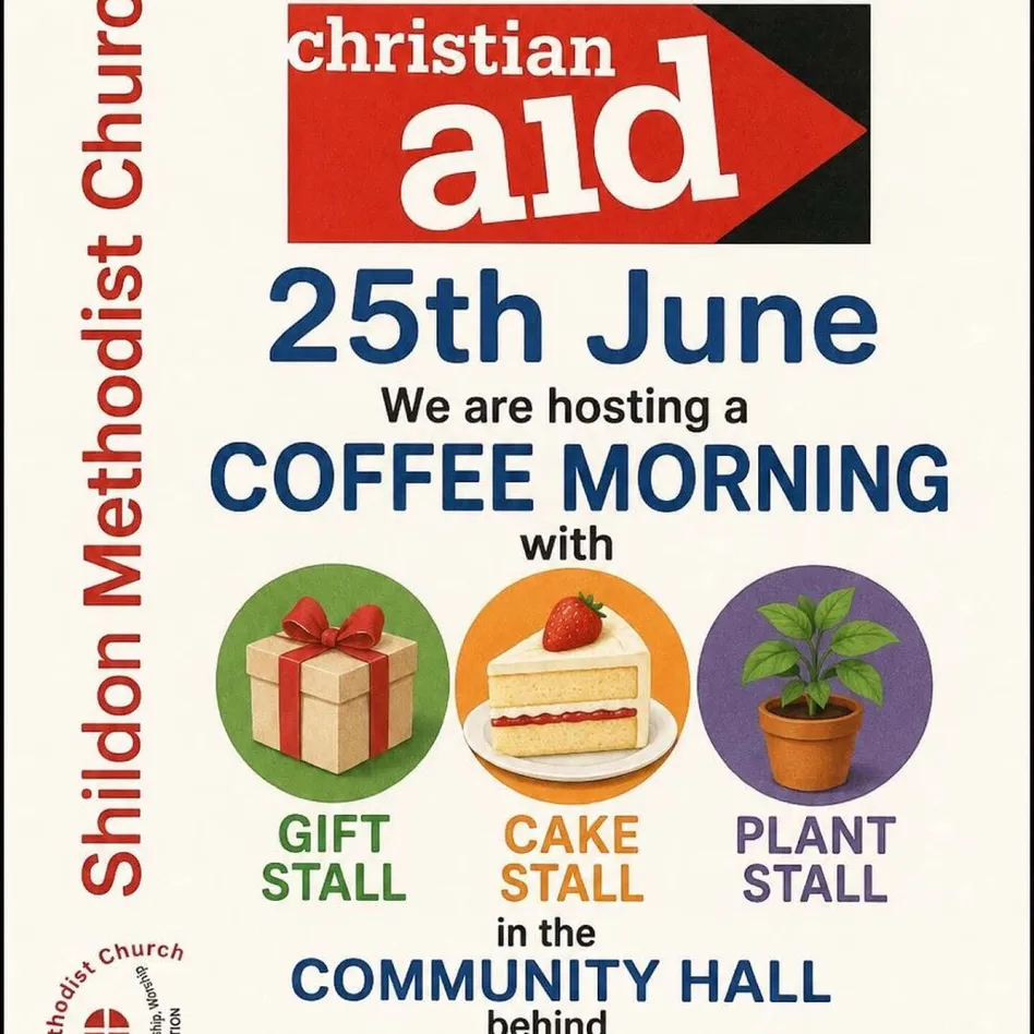 Shildon Christian Aid Coffee Morning 25.06.2026