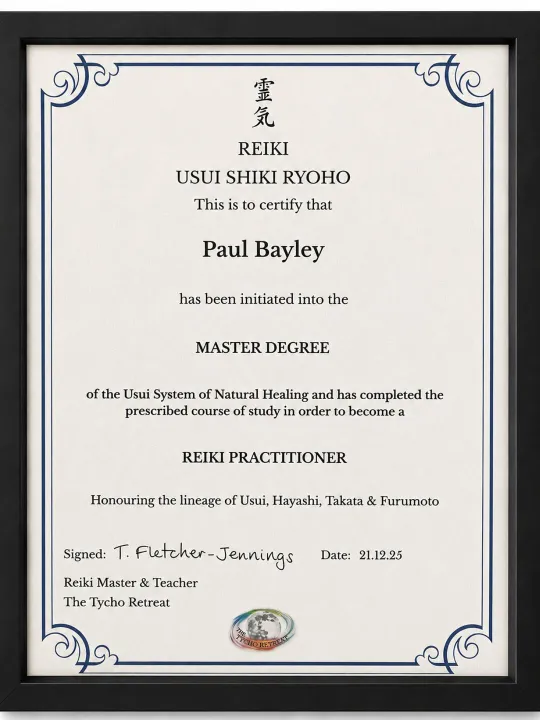 Usui Shiki Ryoho Reiki Master Degree