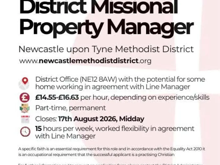 District Missional Property Manager Advert