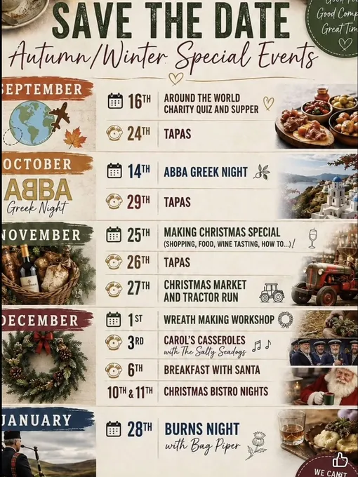 Alison’s Country Kitchen Events