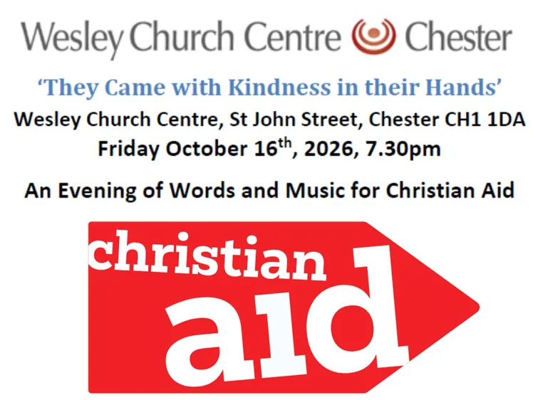 Christian Aid Evenng Wesley 16th October