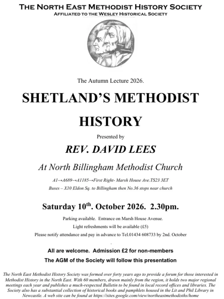 Nemhs Autumn Lecture 10.10.2026