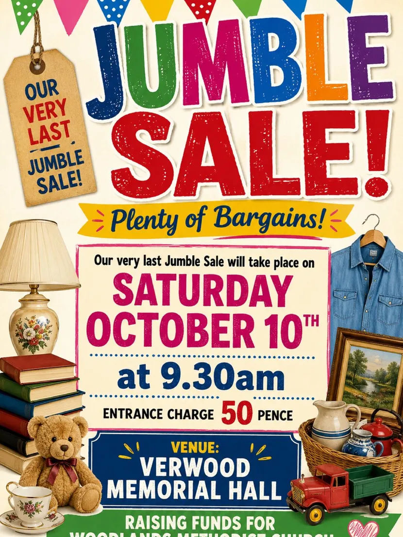 Jumble Sale Poster