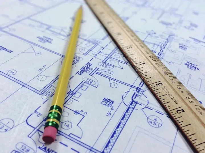 Architect plans for a house