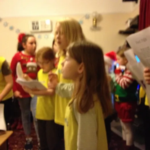 Brownies visit to Poplars Nursing home
