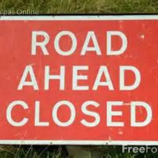 road ahead closed