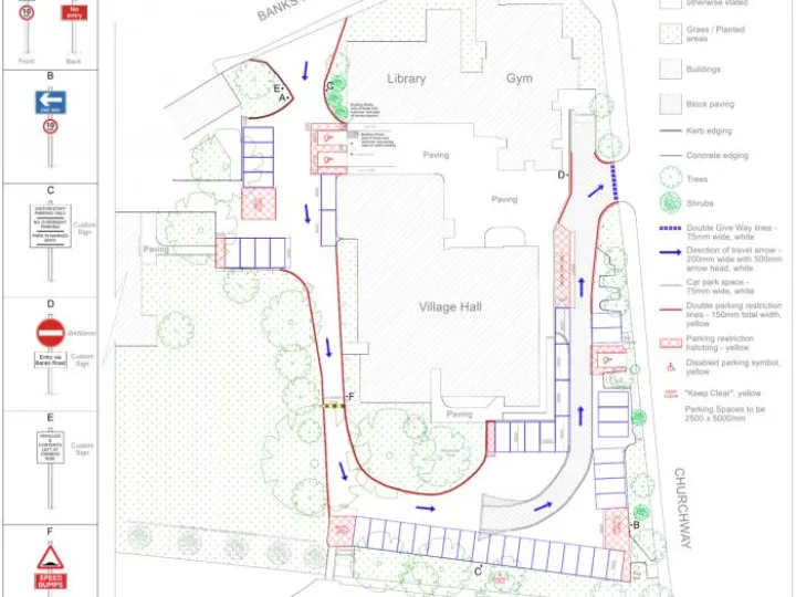 Banks Park One-Way System
