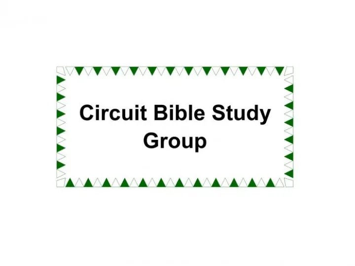 Bible Study Header