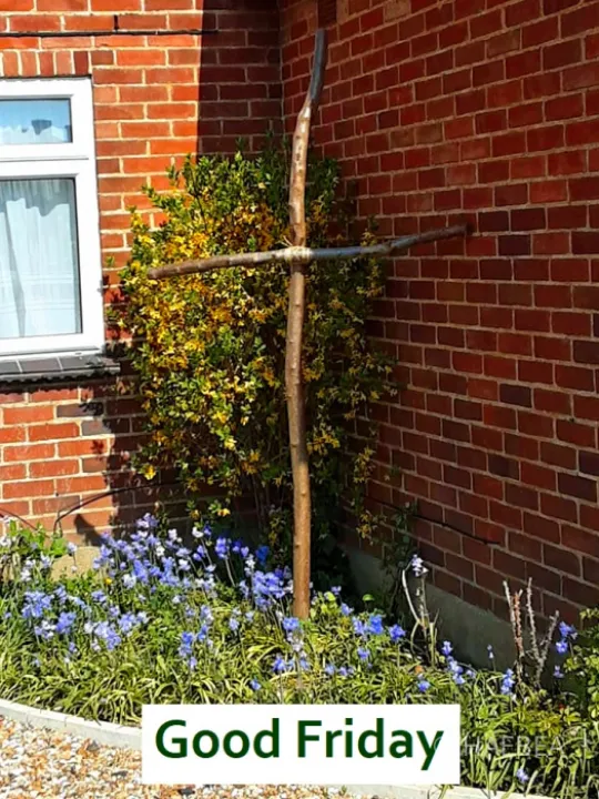 Debbie &ndash; Good Friday Cross &ndash; Labelled