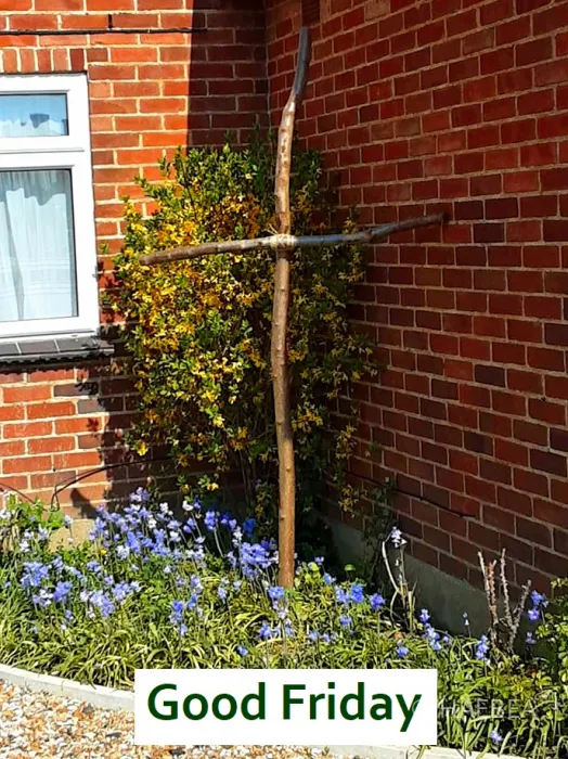 Debbie &ndash; Good Friday Cross &ndash; Labelled