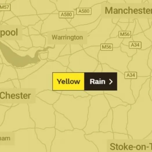 yellow weather warning