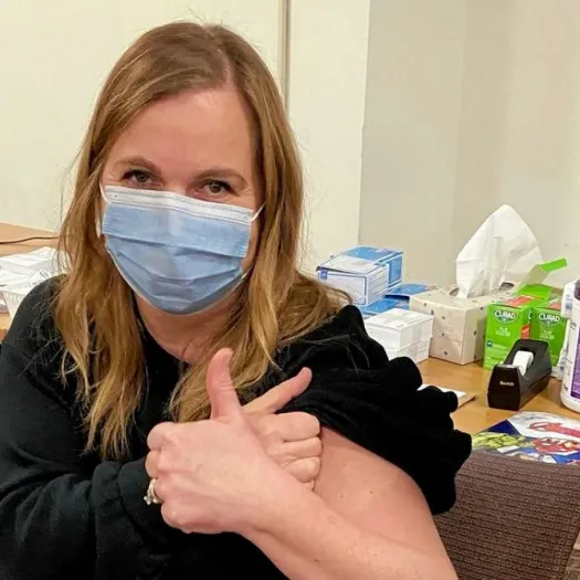 Happy to receive Covid vaccination 05