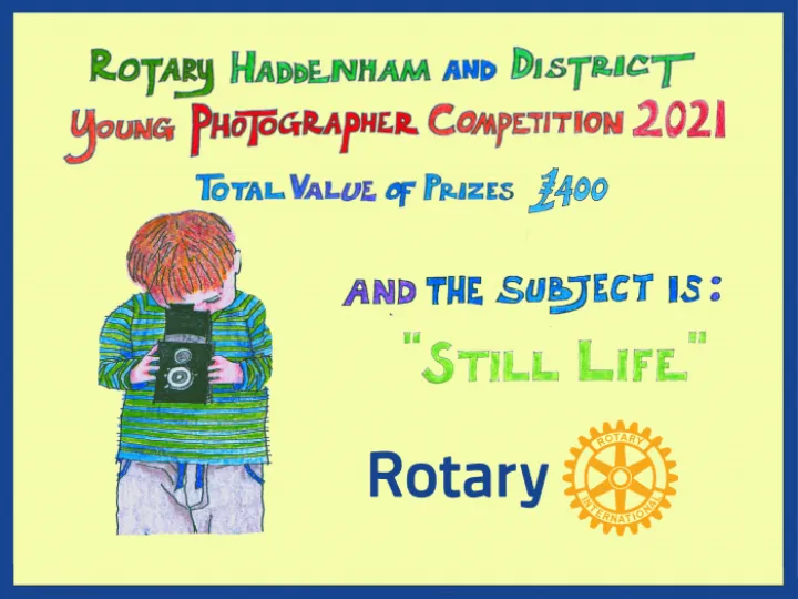 Young Photographer 2021 Poster