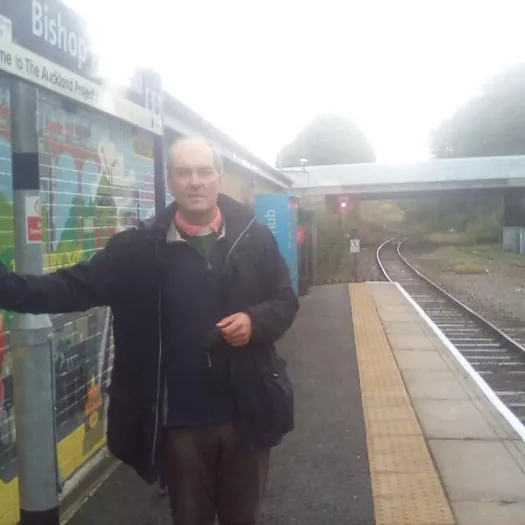 Rev John on his way to Glasgow for COP26
