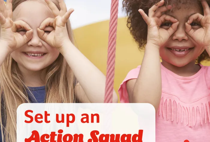 Set up child square