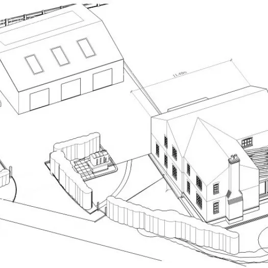 Corner cottage