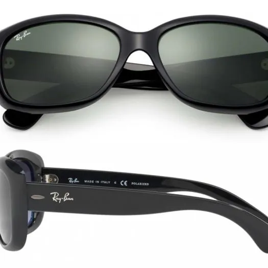 Ray-Ban Jackie Ohh In Black With Crystal Green Lenses RB4101 601