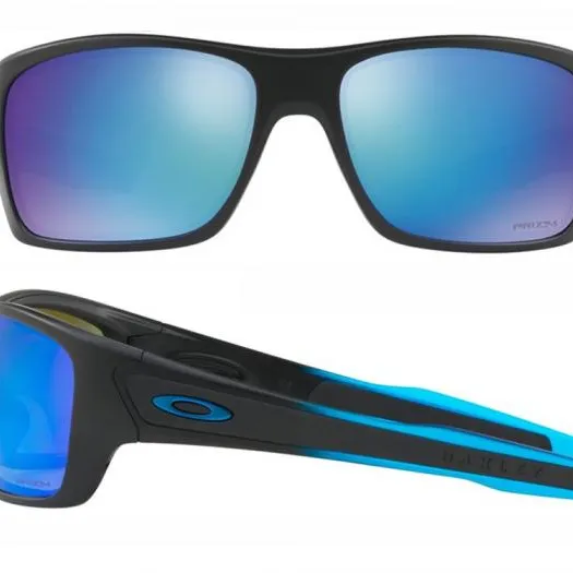 Oakley Turbine In Matte Black / Prizm Sapphire Polarized  Lenses OO9263-36