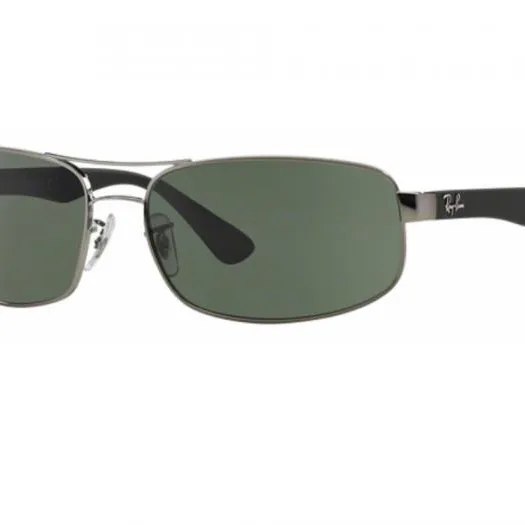 rb3445_004_tq Ray-Ban RB3445 Gunmetal with Green Lenses