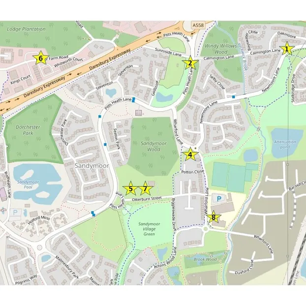 Planter Locations