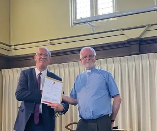 David Bennett – 40 years Certificate as Methodist LP