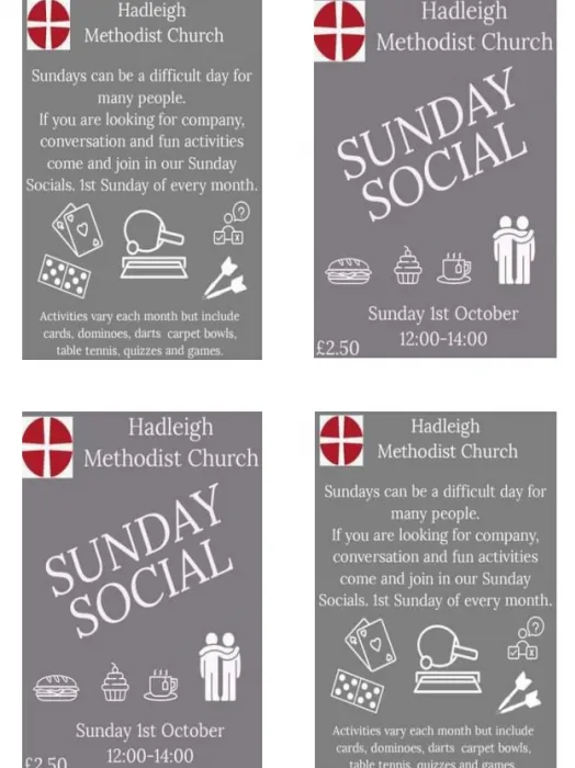 Hadleigh Sunday Social