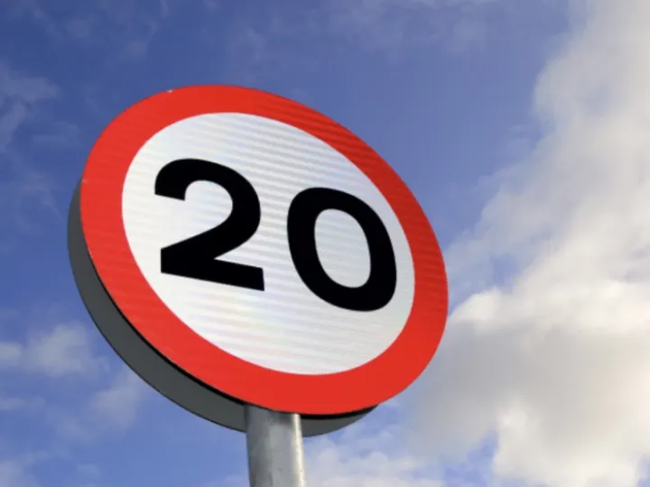 speed limit 20