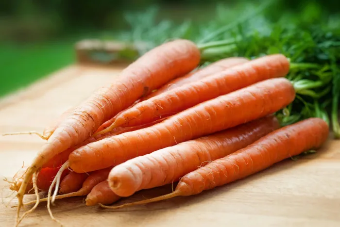 Orange Carrots on Table
