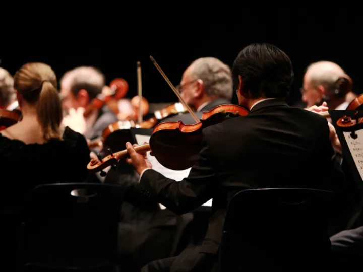 Orchestra, symphony, stage