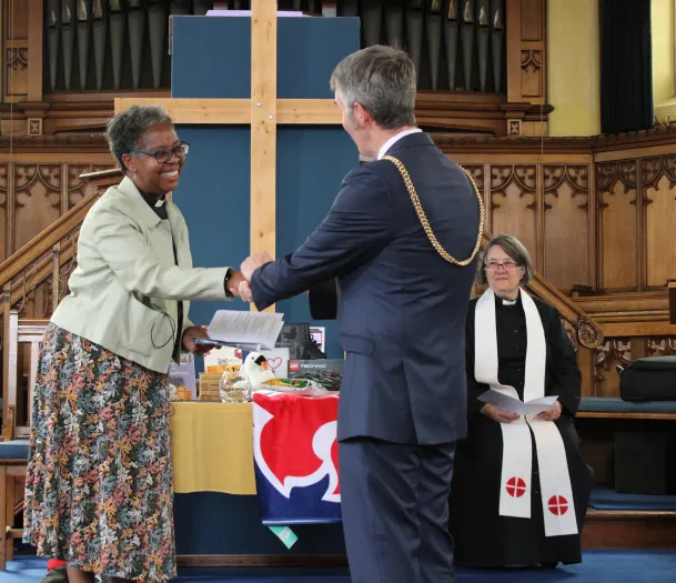 Sonia's welcome service