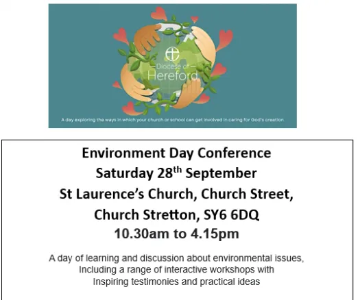 Care for creation with Diocese event