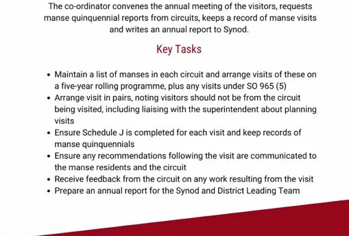 Manse Co-ordinator