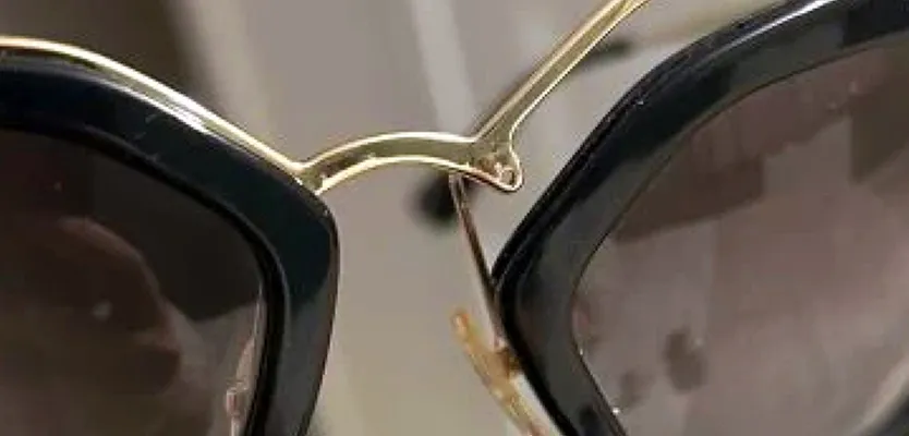 Broken spectacle frames