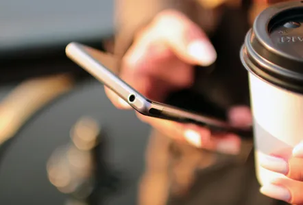 Person Holding Smartphone