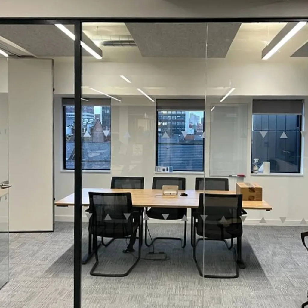 Meeting room at QBE offices in Manchester