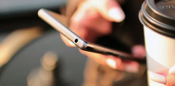 Person Holding Smartphone