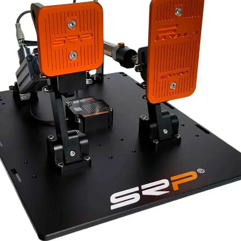 Sim racing rig pedal set