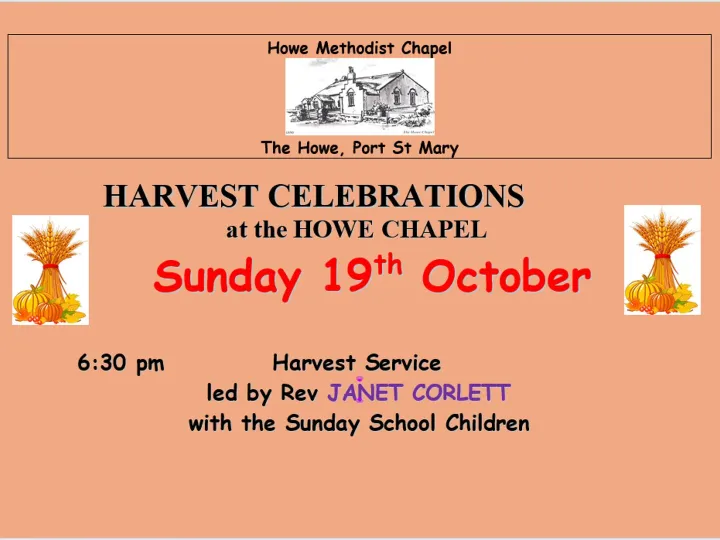 Howe Harvest 1