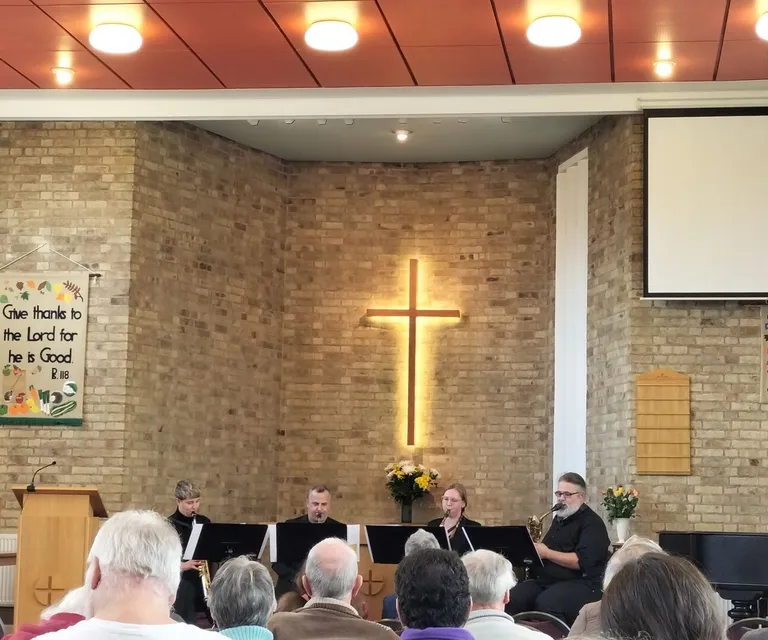 Cantley Saxaphone Quartet – Playing 1