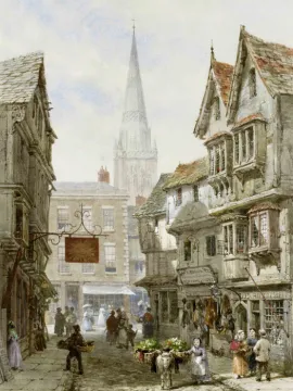 Image: 2048px louise_rayner_minster_street_salisbury Ed