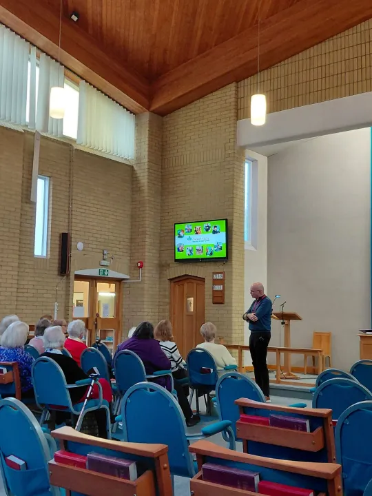 Cherry Trees Talk at Women's Fellowship