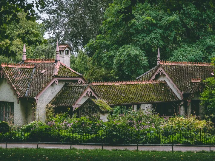 Enchanting Gothic-style bungalow nestled in a