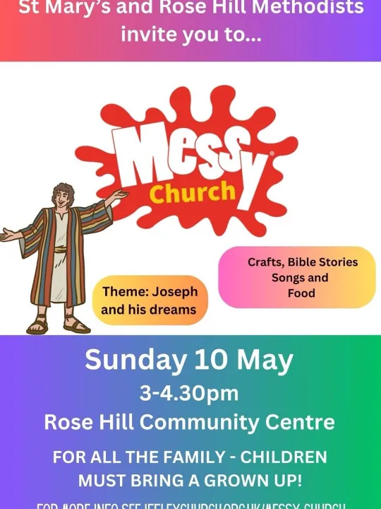 Messy Church 10 May Poster