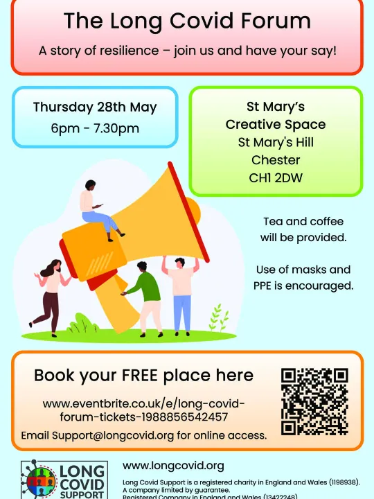 Tarvin Online &ndash; Long Covid Forum Chester May 2026