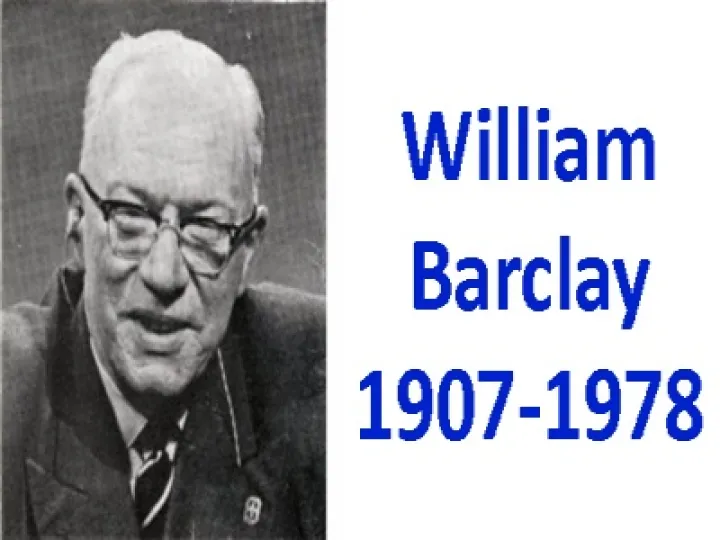 William Barclay Logo