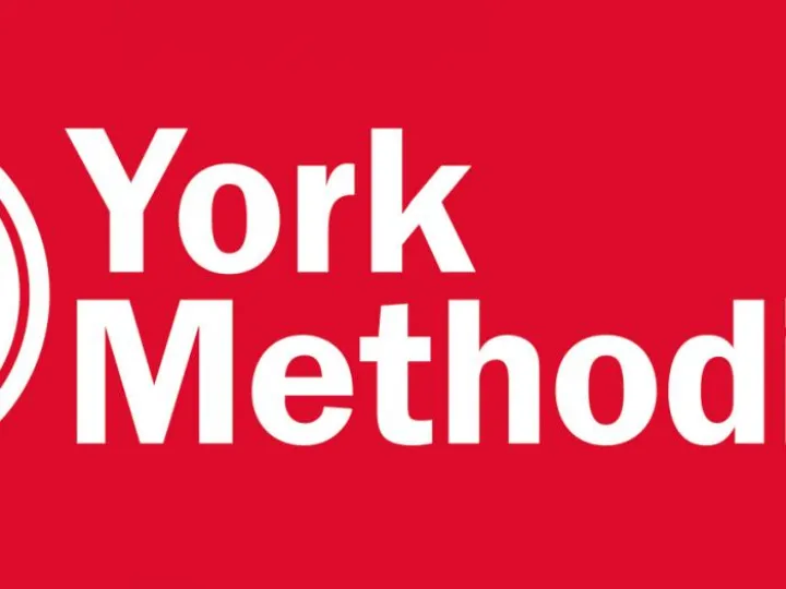 Banner logo white on red