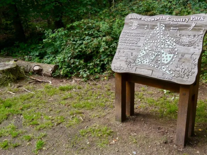 Little Budworth Country Park notice board